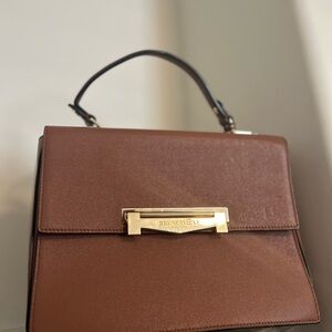 Bruno Magli Tan Leather Satchel